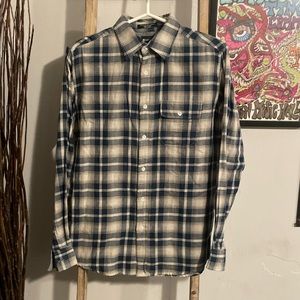 Matix Clothing Company plaid long sleeve collared shirt. Good condition. Large